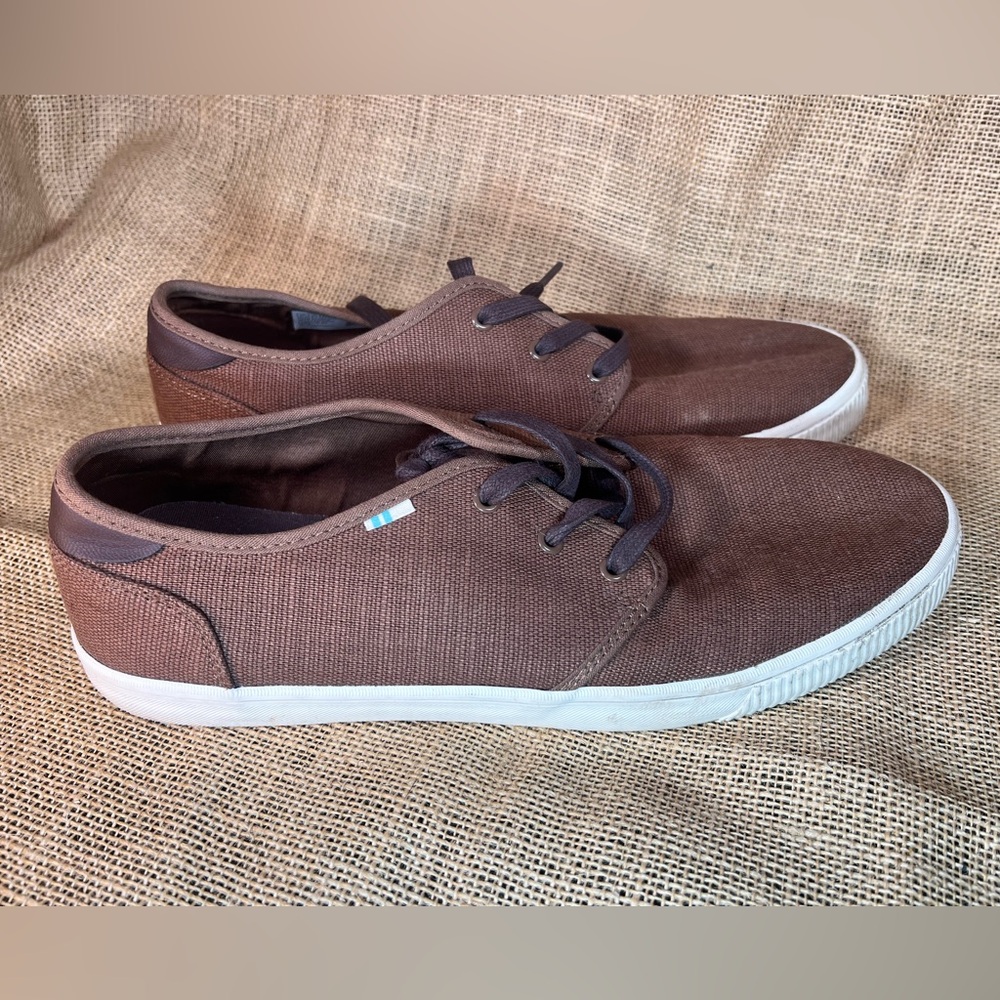Toms Men's Brown earthwise casual Canvas Sneakers
